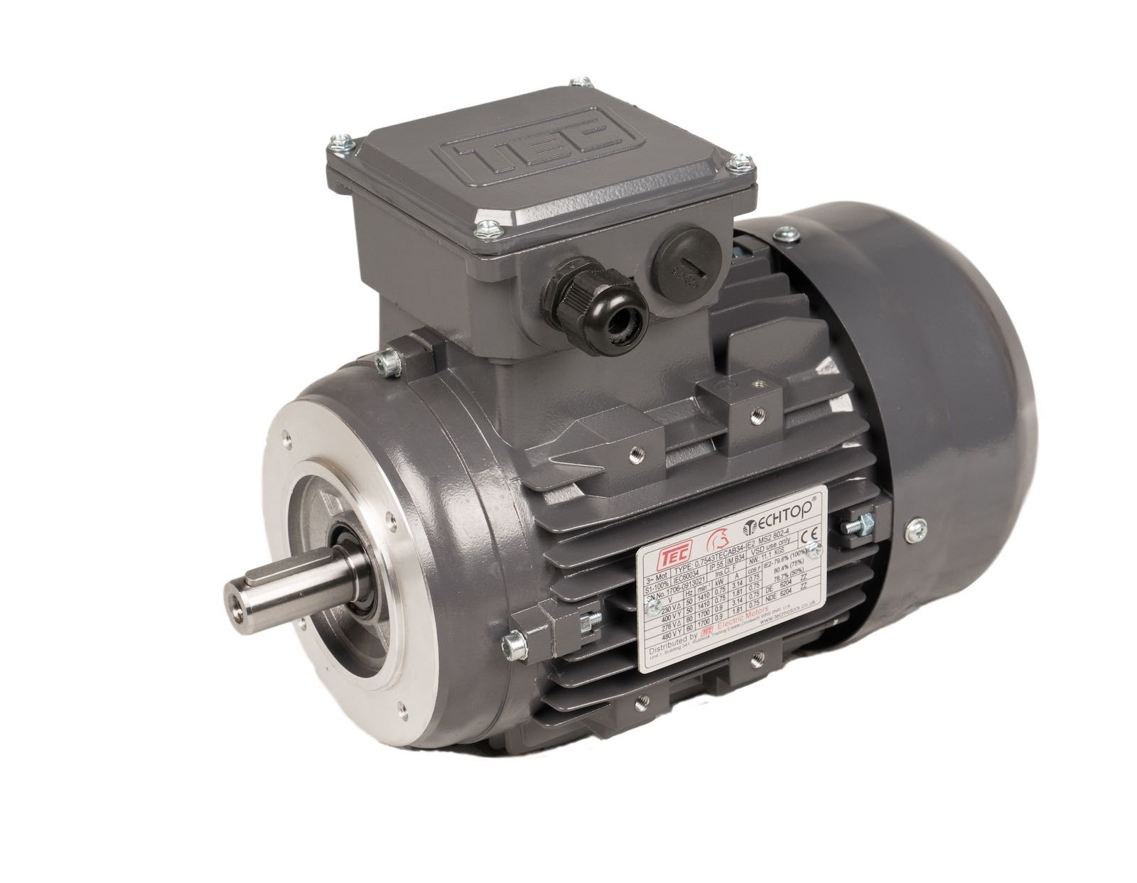 We Stock a Range of TEC Standard Frame Electirc Motors